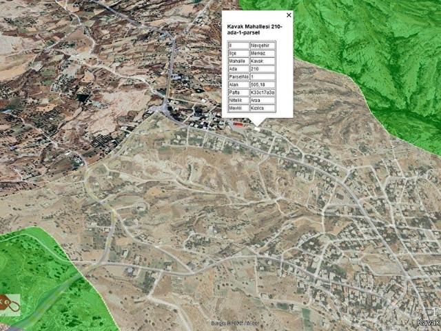 Nevşehir Merkez, Nevşehir içerisinde satılık Arsa
