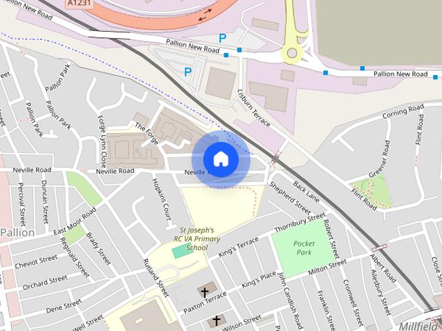 House for rent in Sunderland, Pallion