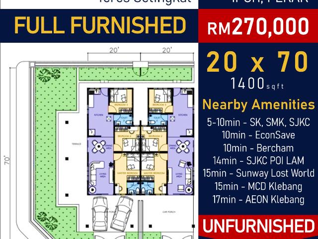 House for sale in Perak, Tanjong Ipoh