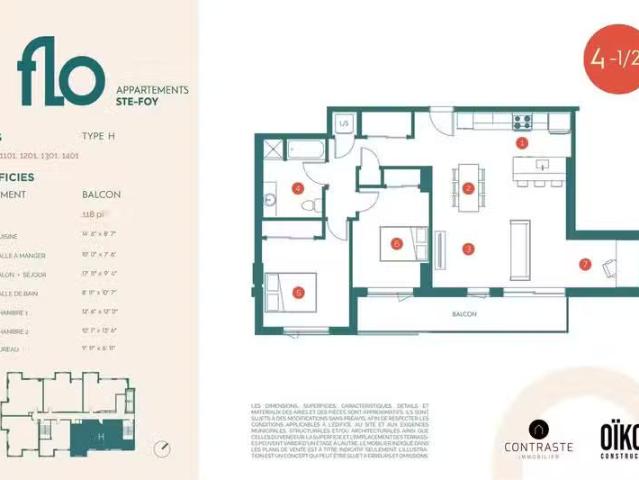 Condo for rent in Québec, Quebec