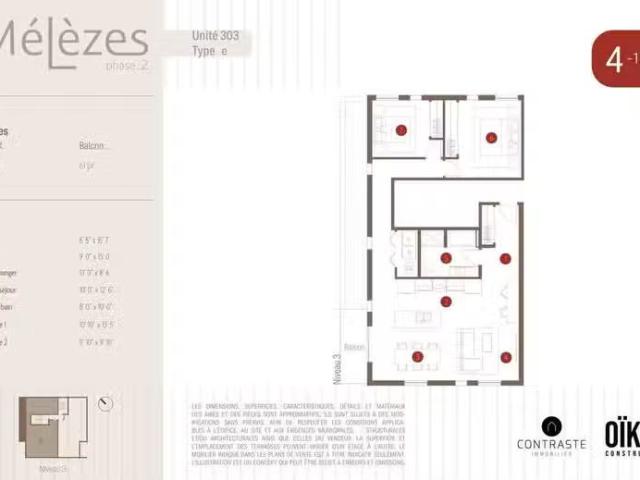 Condo for rent in Québec, Quebec