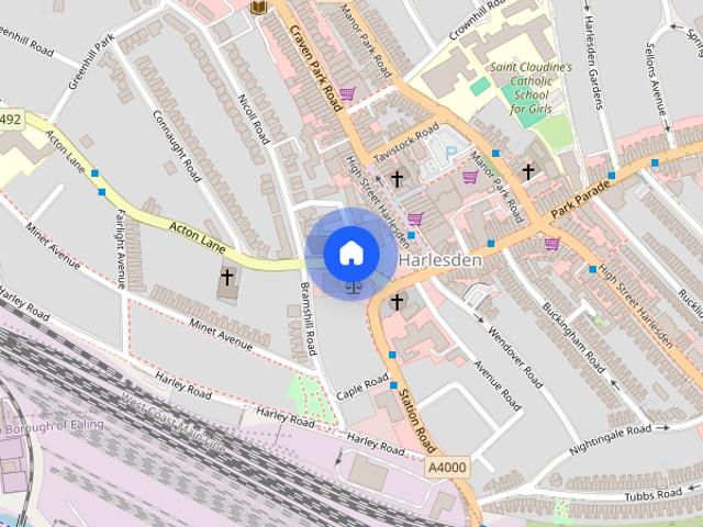 Apartment for rent in Harlesden, Greater London