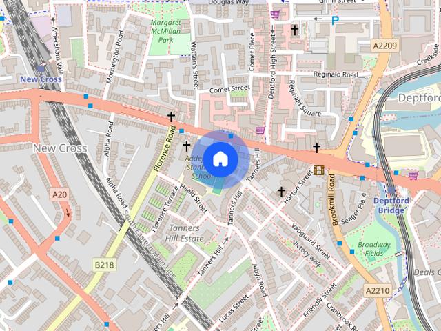 Apartment for rent in London Borough of Lewisham, Cat Hill