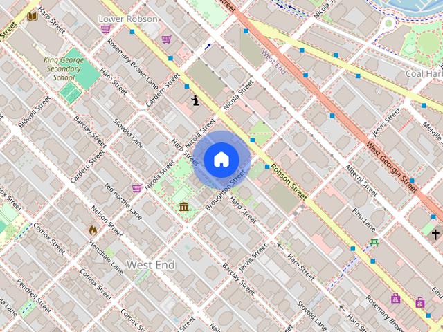 Apartment for rent in Lower Robson, Vancouver