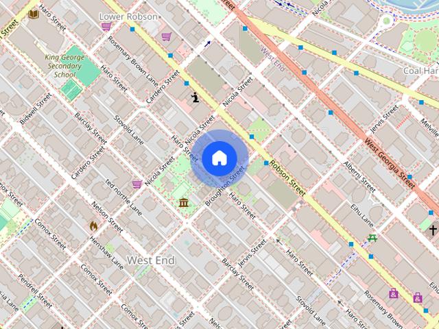 Apartment for rent in Lower Robson, Vancouver