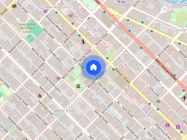 Apartment for rent in Lower Robson, Vancouver