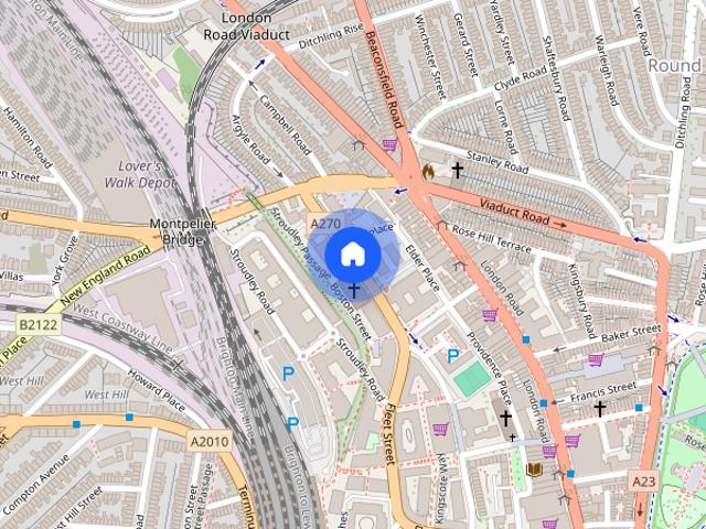 Apartment for rent in Round Hill, Brighton & Hove