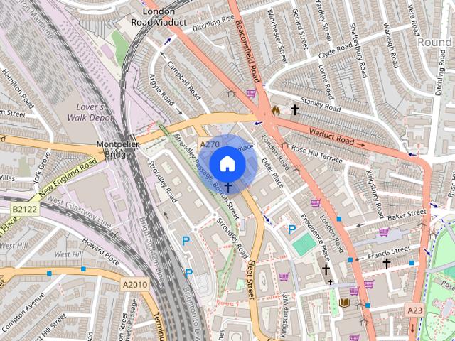Apartment for rent in Round Hill, Brighton & Hove