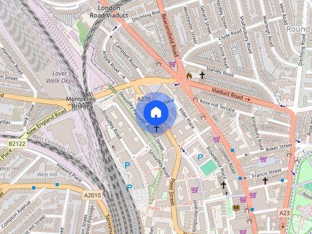 Apartment for rent in Round Hill, Brighton & Hove