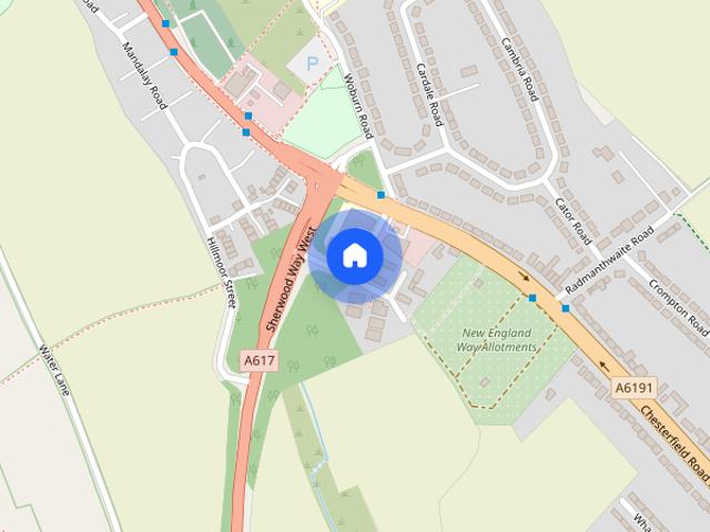 Apartment for rent in Pleasley Hill, Potters Corner