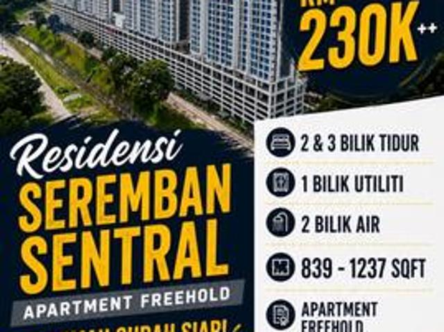 Apartment for sale in Sendayan Village, Negeri Sembilan