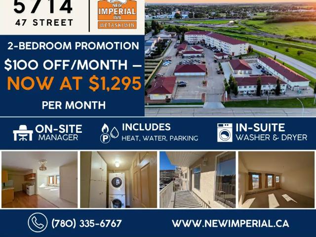 Apartment for rent in City of Wetaskiwin, Wetaskiwin