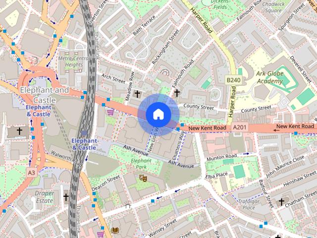 Apartment for rent in Elephant and Castle, Greater London