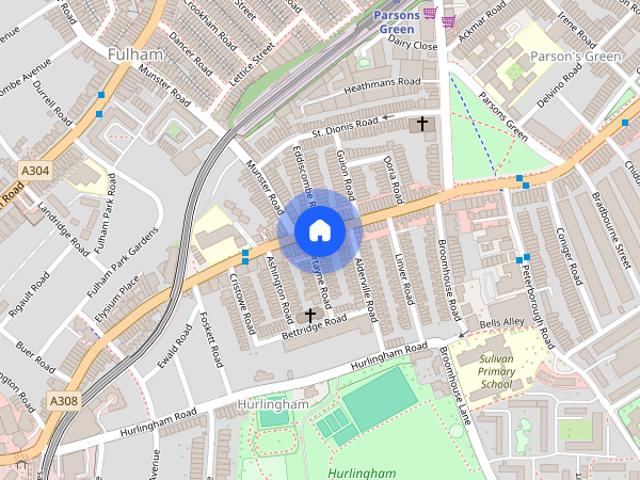 House for rent in Hurlingham, Greater London