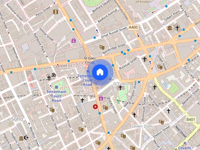 Apartment for rent in Saint Giles, Bloomsbury