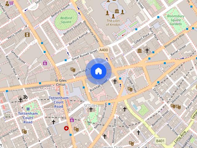 Apartment for rent in Saint Giles, Bloomsbury