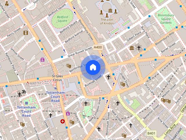 Apartment for rent in Saint Giles, Bloomsbury
