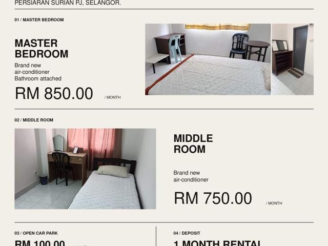 Room for rent in PJU 6, Petaling Jaya
