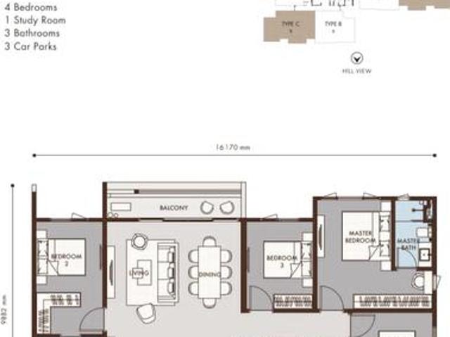 Serviced Residence for rent in Country Heights Damansara, Kuala Lumpur