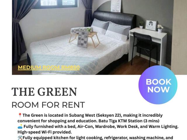 Room for rent in Petaling, Alam Impian
