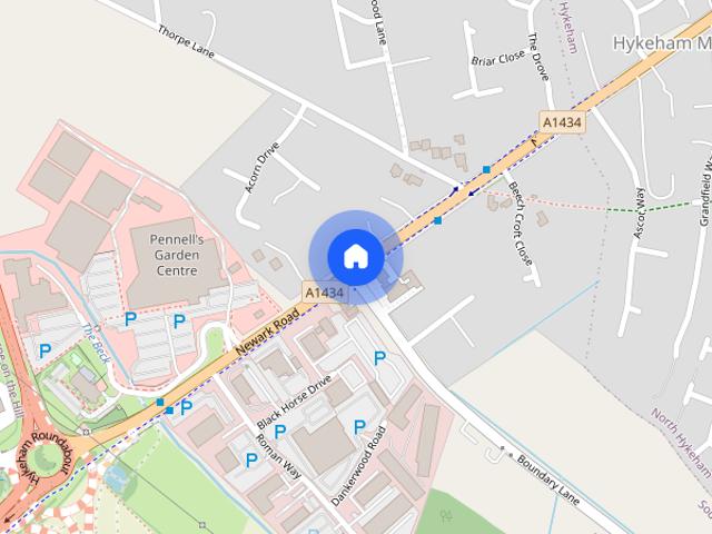 House for rent in Hykeham Moor, Ashby De La Launde