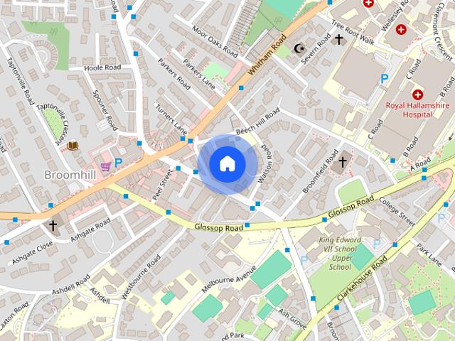 Room for rent in Broomhill, South Yorkshire