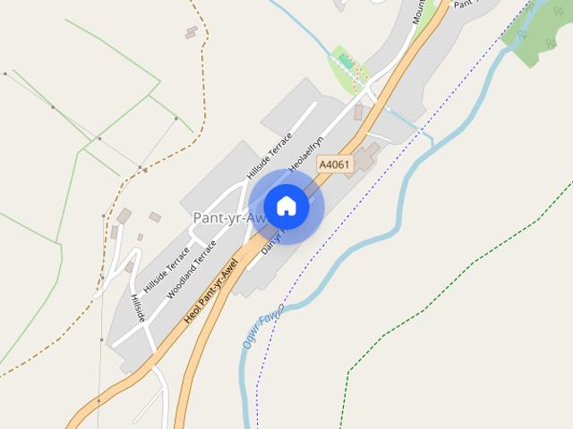 Apartment for rent in Ogmore Valley, Pant-yr-awel