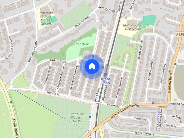 Apartment for rent in South Gosforth, Tyne And Wear