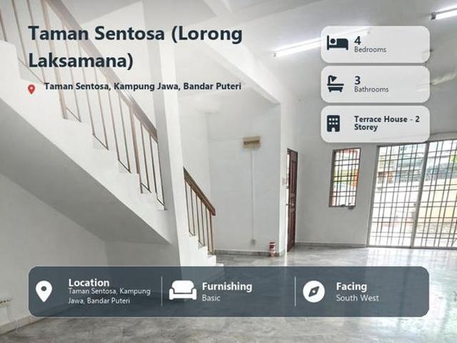 Terraced House for rent in Bandaraya Klang, Klang