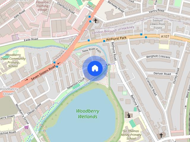 Apartment for rent in Woodberry Down, Stamford Hill