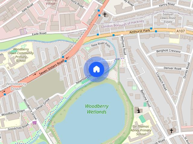 Apartment for rent in Woodberry Down, Cat Hill