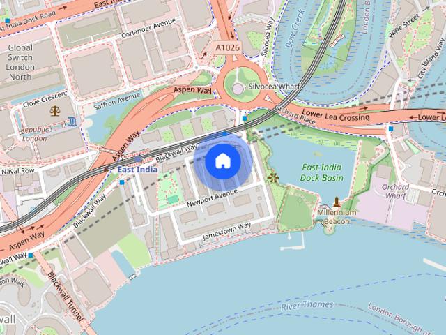 Apartment for rent in Virginia Quay, Blackwall