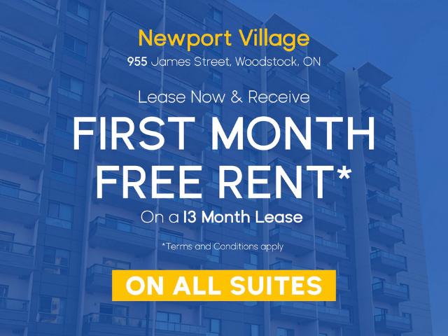 Apartment for rent in Woodstock, Ontario