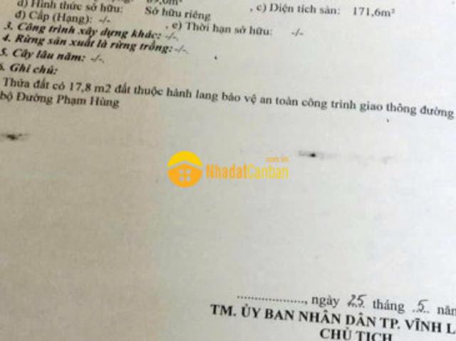 Nhà mặt phố bán