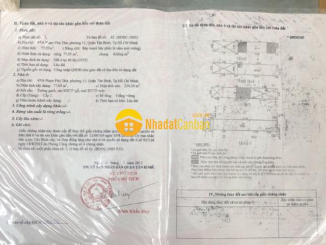 Nhà mặt phố bán