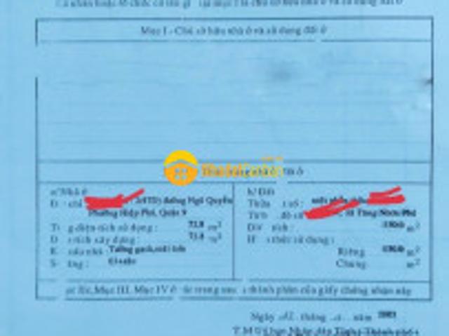 Nhà mặt phố bán