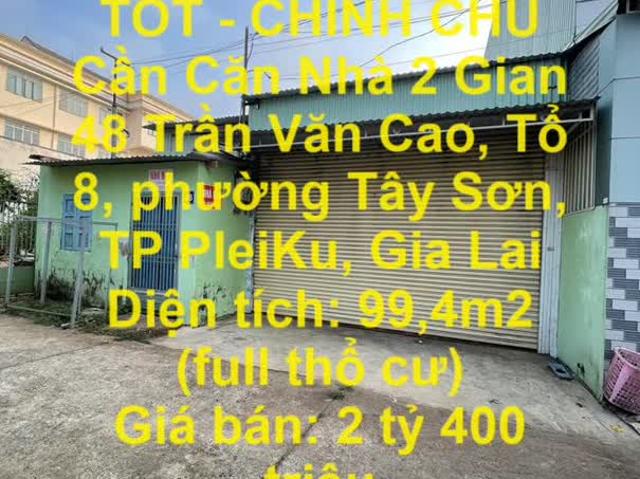 Nhà mặt phố bán