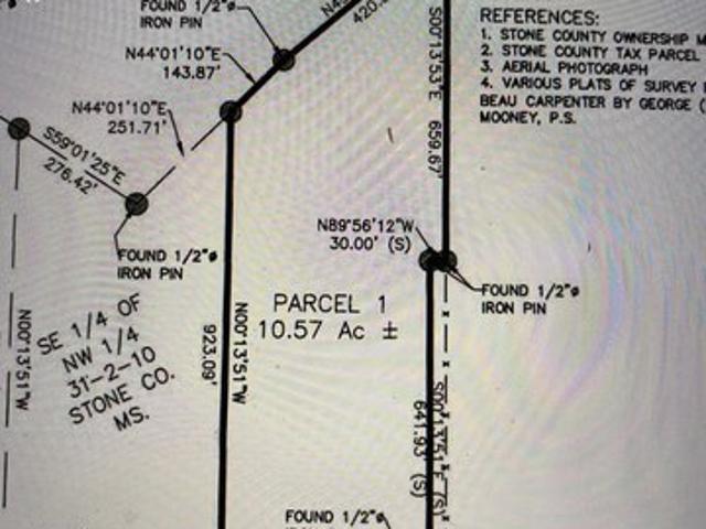 Land for sale in Wiggins, Mississippi