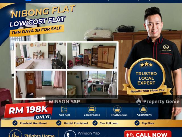 Flat for sale in Johor