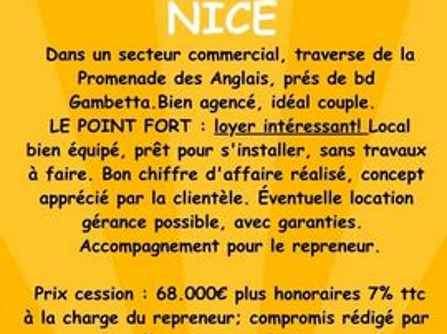 Local Commercial vente à Nice
