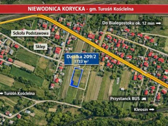 Grunt na sprzedaż w Niewodnica Korycka, Podlaskie