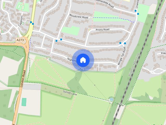 House for rent in Perryfields, West Sussex
