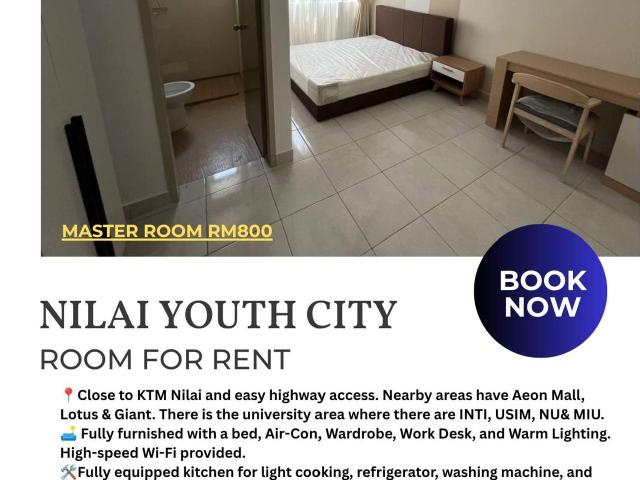 Room for rent in Nilai, Negeri Sembilan