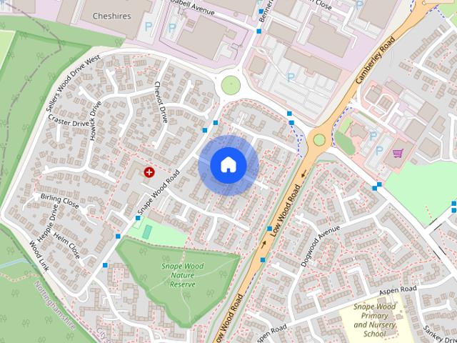 House for rent in Bulwell, City of Nottingham