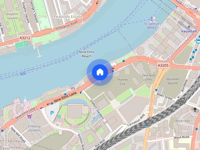 Apartment for rent in Nine Elms, Greater London
