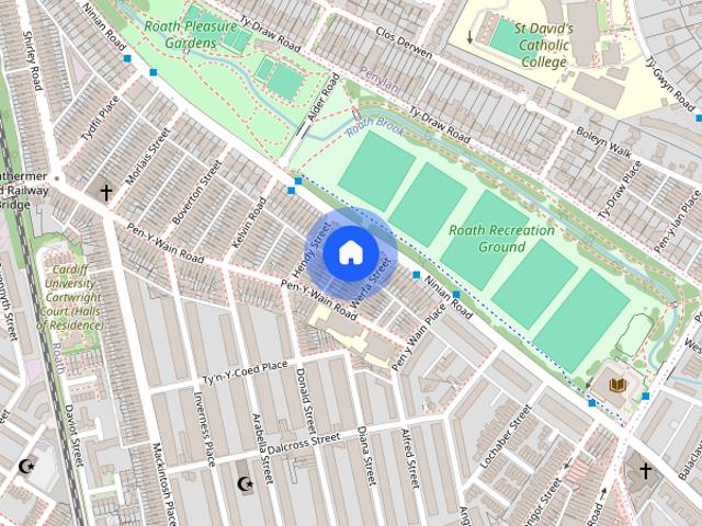 Apartment for rent in Plasnewydd, Falcon Lodge