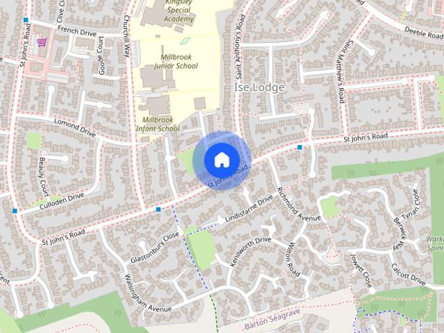 House for rent in Ise Lodge, Kettering