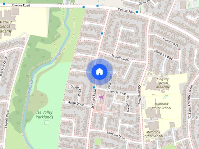 House for rent in Ise Lodge, Kettering