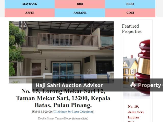 Terraced House for rent in Wellesley, Penang