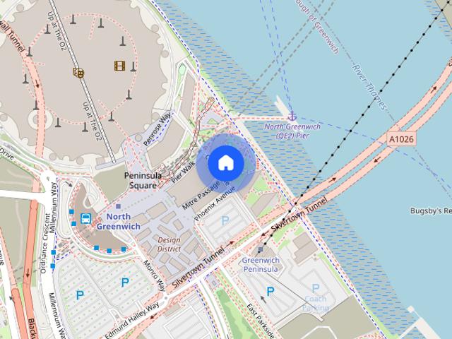 Apartment for rent in Greenwich Peninsula, Greater London